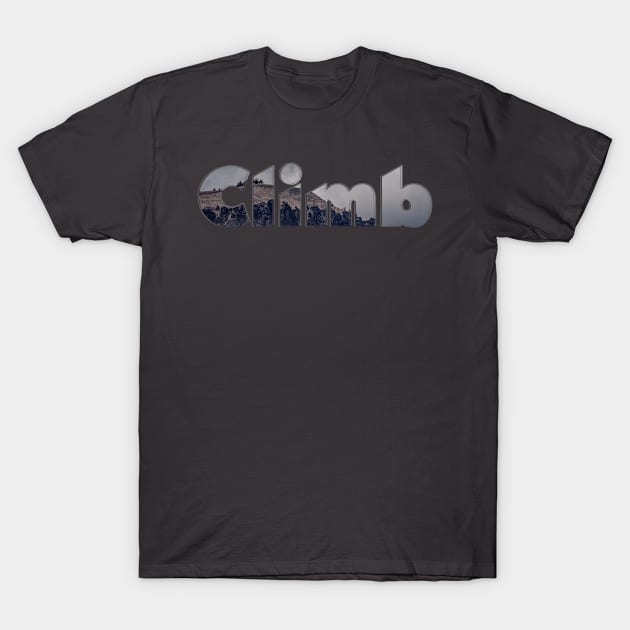 Climb T-Shirt by afternoontees